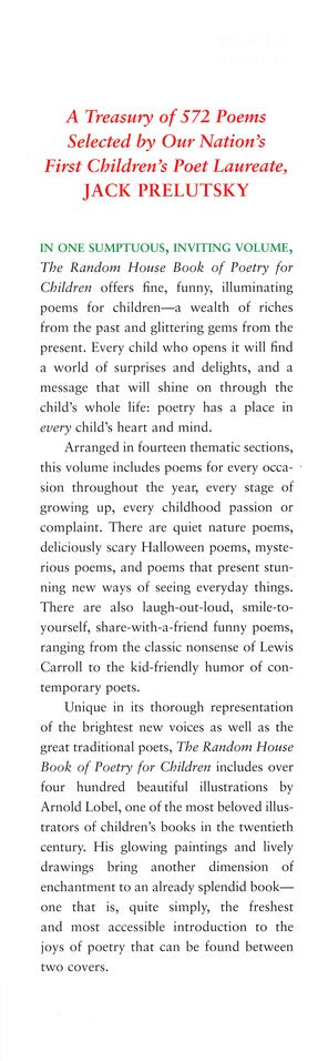 The Random House Book of Poetry for Children