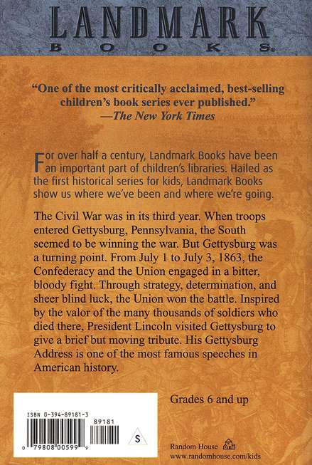 Landmark Books: Gettysburg