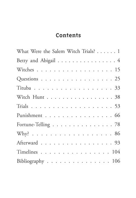 What Were the Salem Witch Trials?