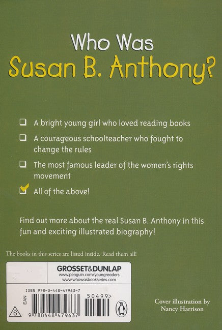 Who Was Susan B. Anthony?