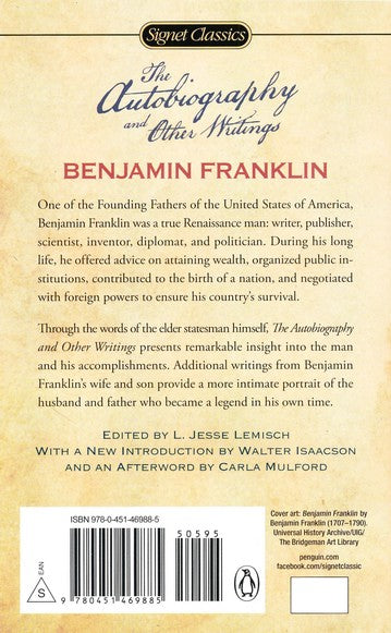 The Autobiography and Other Writings