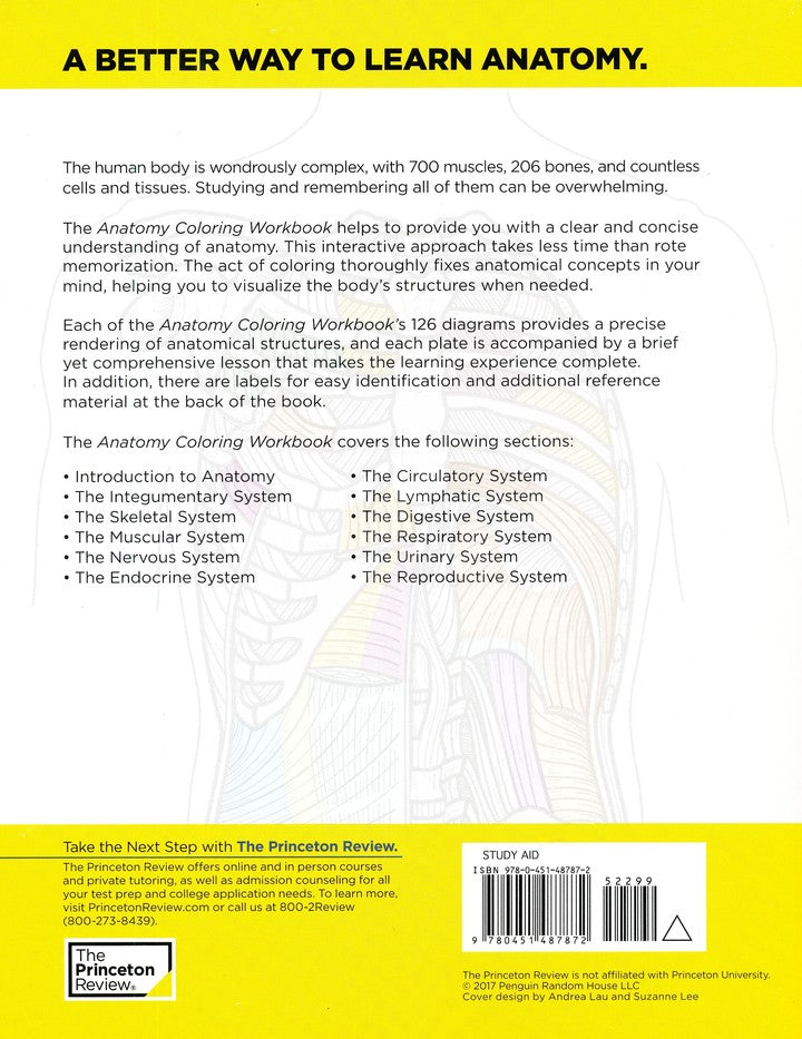 Anatomy Coloring Workbook, Fourth Edition