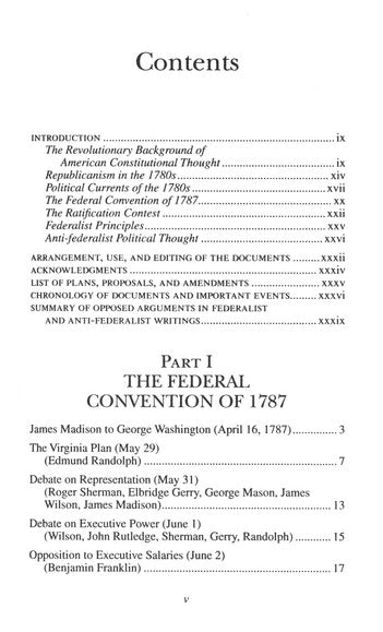 The Anti-Federalist Papers and the Constitutional Convention Debates