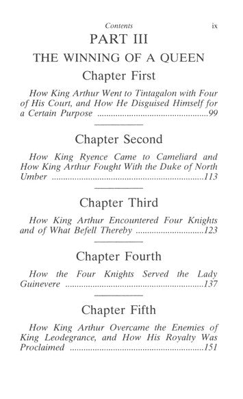 The Story of King Arthur and His Knights