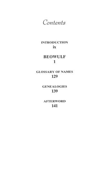 Beowulf