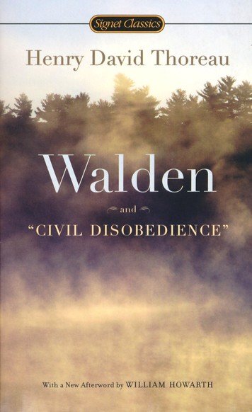 Walden and Civil Disobedience