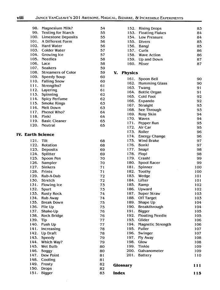 201 Awesome, Magical, Bizzare, & Incredible Experiments