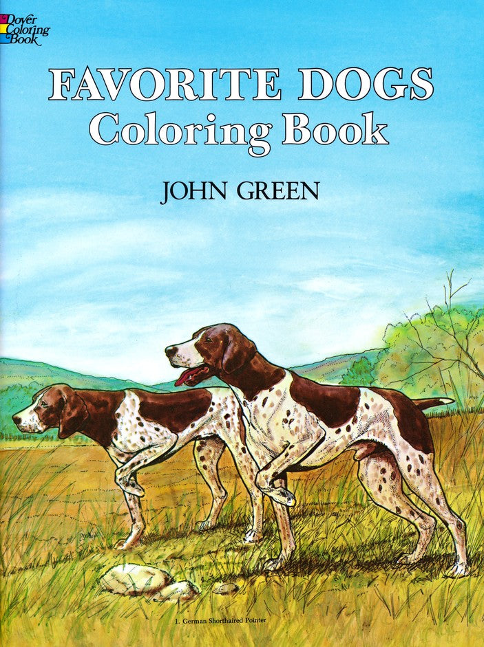 Favorite Dogs Coloring Book