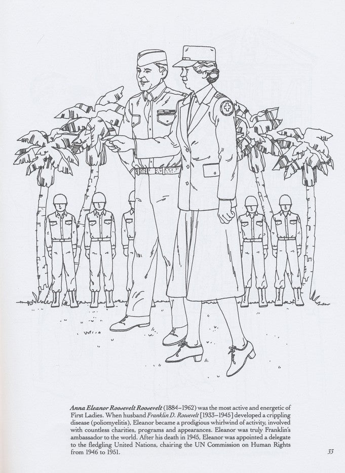 America's First Ladies Coloring Book