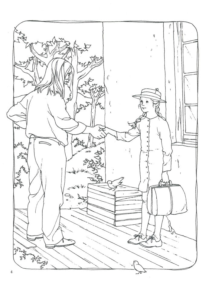 Anne of Green Gables Coloring Book
