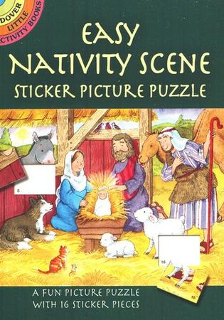 Easy Nativity Scenes Sticker Puzzles