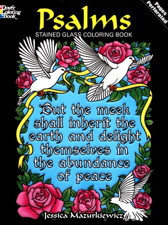 Psalms Stained Glass Coloring Book