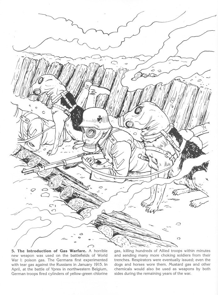 The Story of World War I Coloring Book