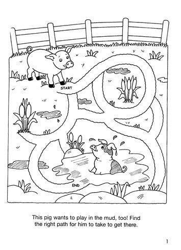 Little Animal Friends Mazes