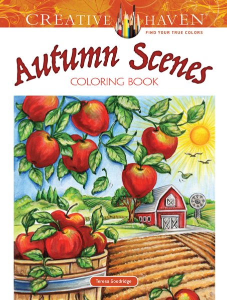 Autumn Scenes Coloring Book