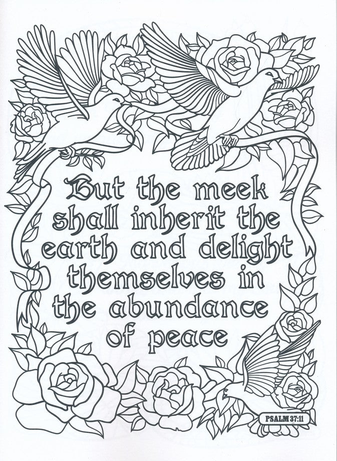 Psalms Coloring Book