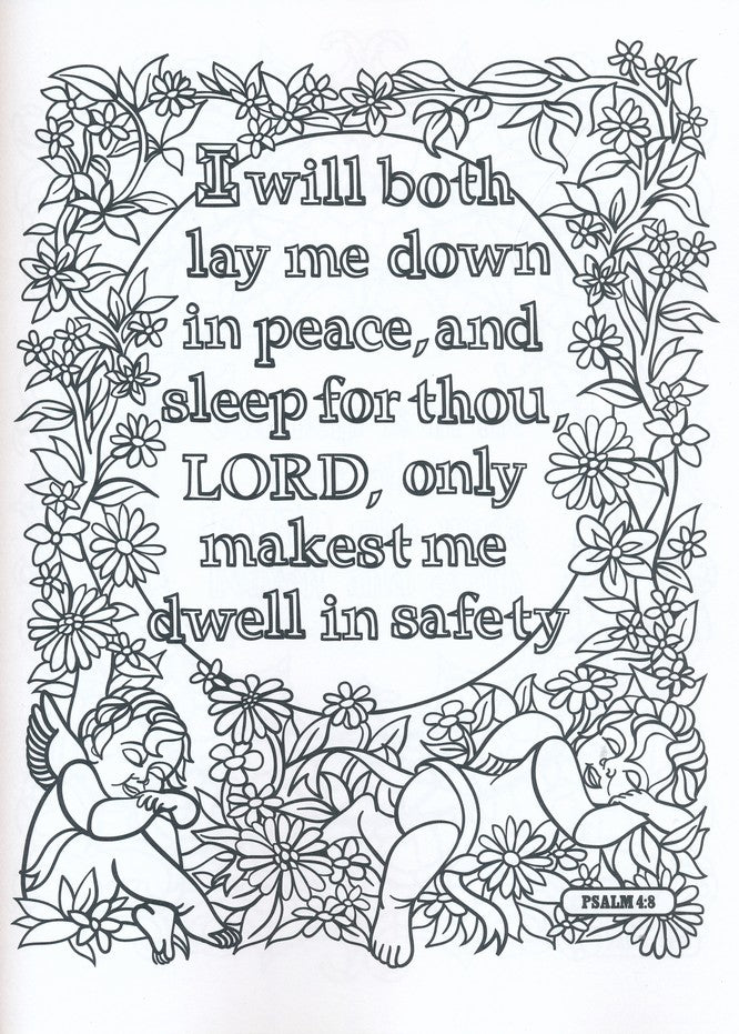 Psalms Coloring Book