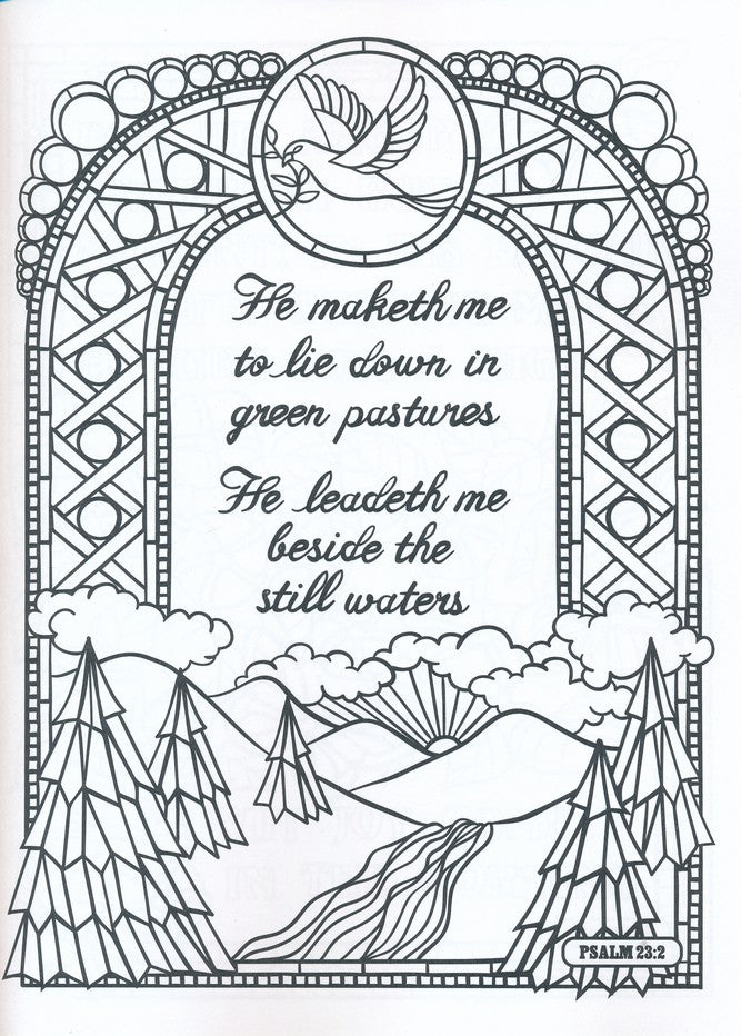 Psalms Coloring Book