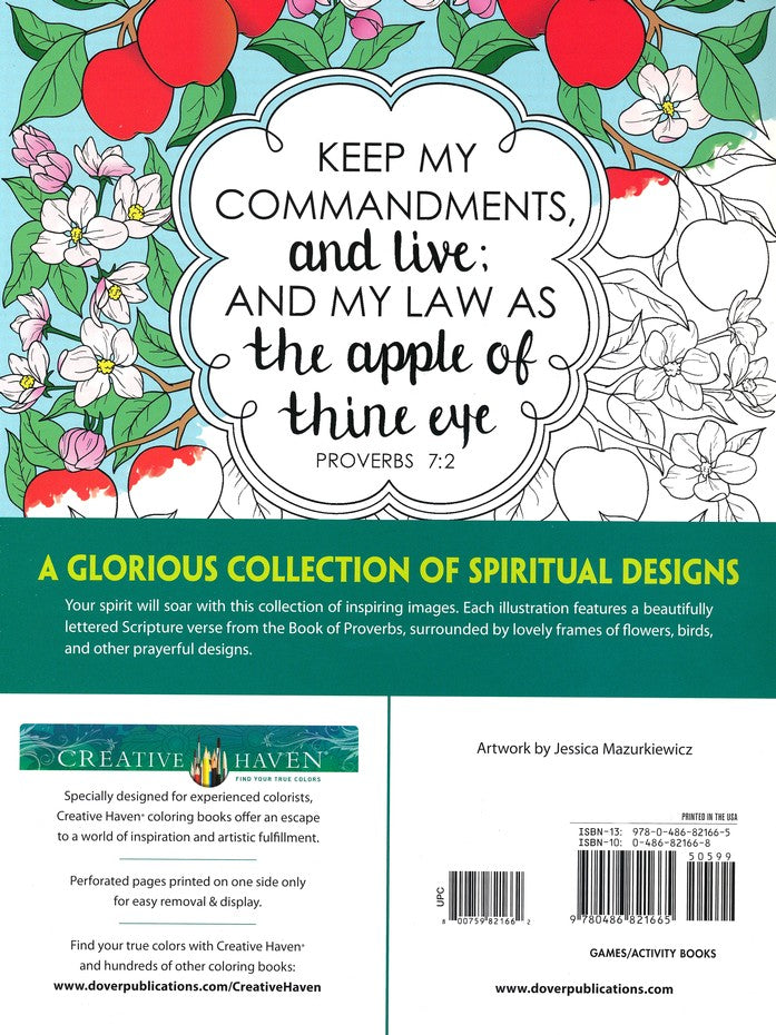 Inspiring Proverbs Coloring Book