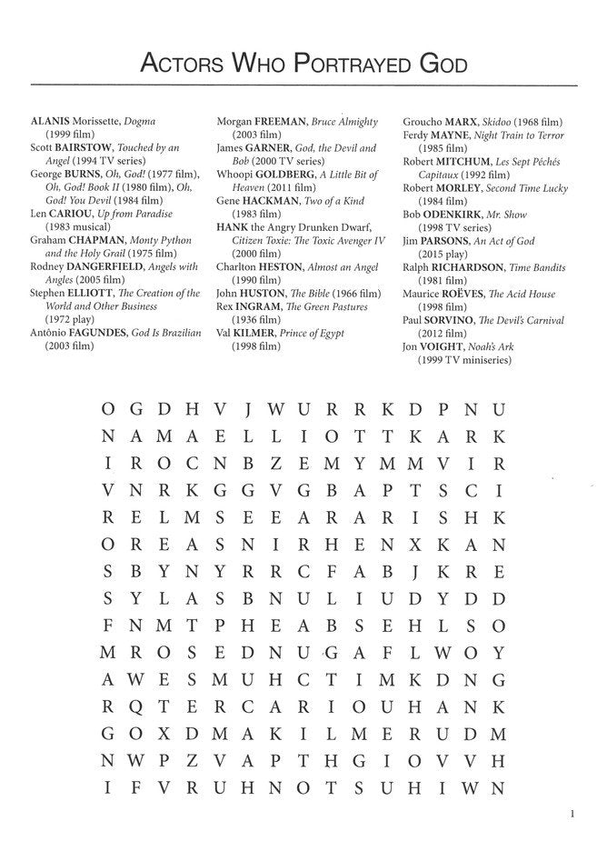 Bible Word Search Puzzles