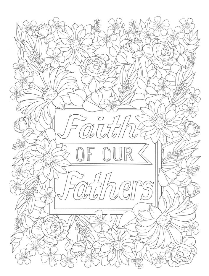 Favorite Hymns Coloring Book