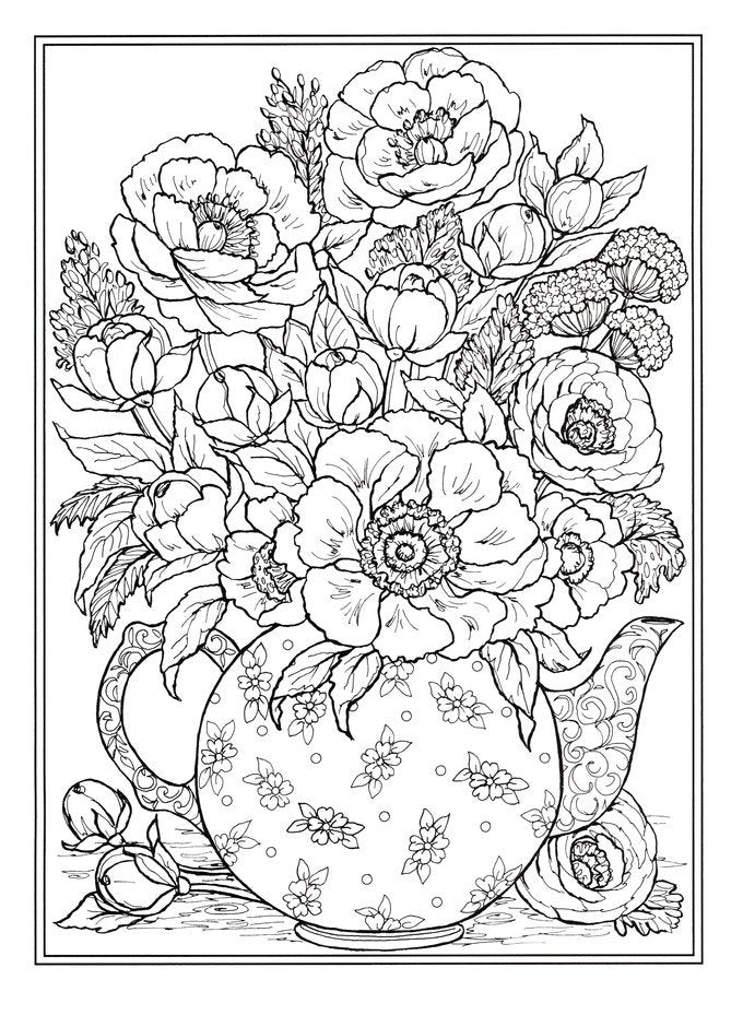 Afternoon Tea Coloring Book