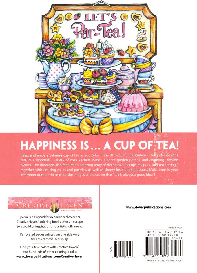 Afternoon Tea Coloring Book