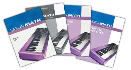 Saxon Math Intermediate 4 Homeschool Kit