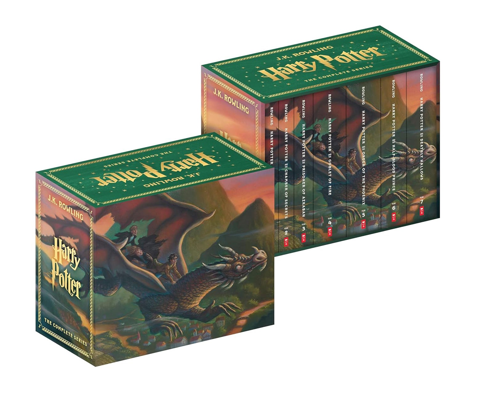 Harry Potter Boxed Set, Volumes 1-7, Softcover