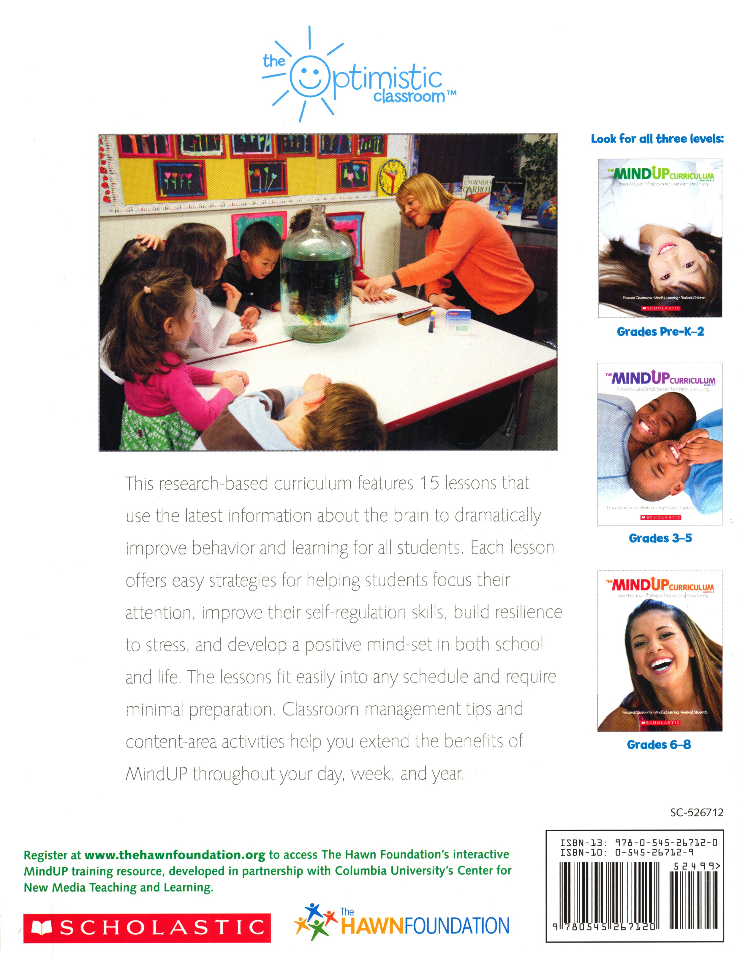 The MindUP Curriculum, Grades PreK-2