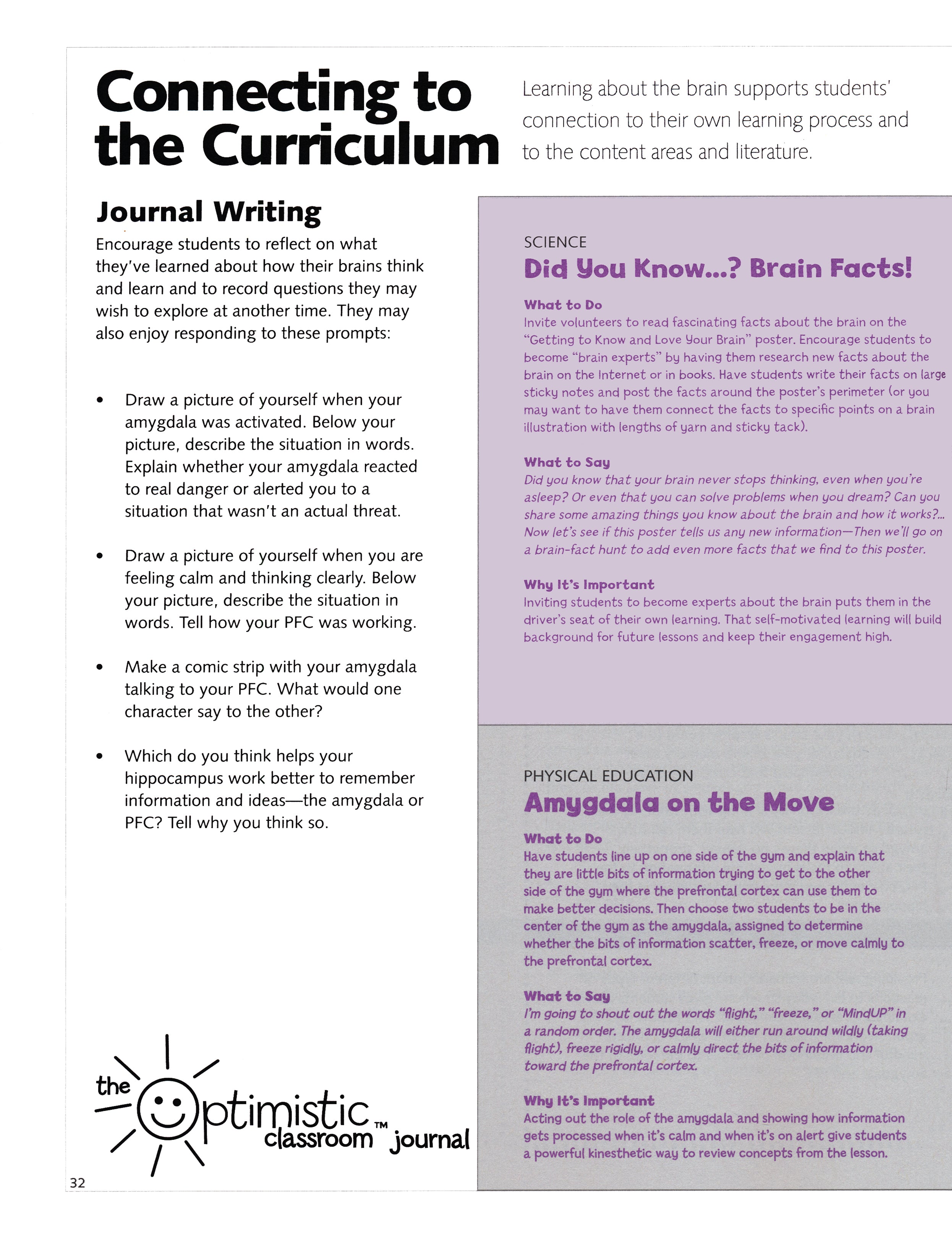 The MindUP Curriculum, Grades 3-5