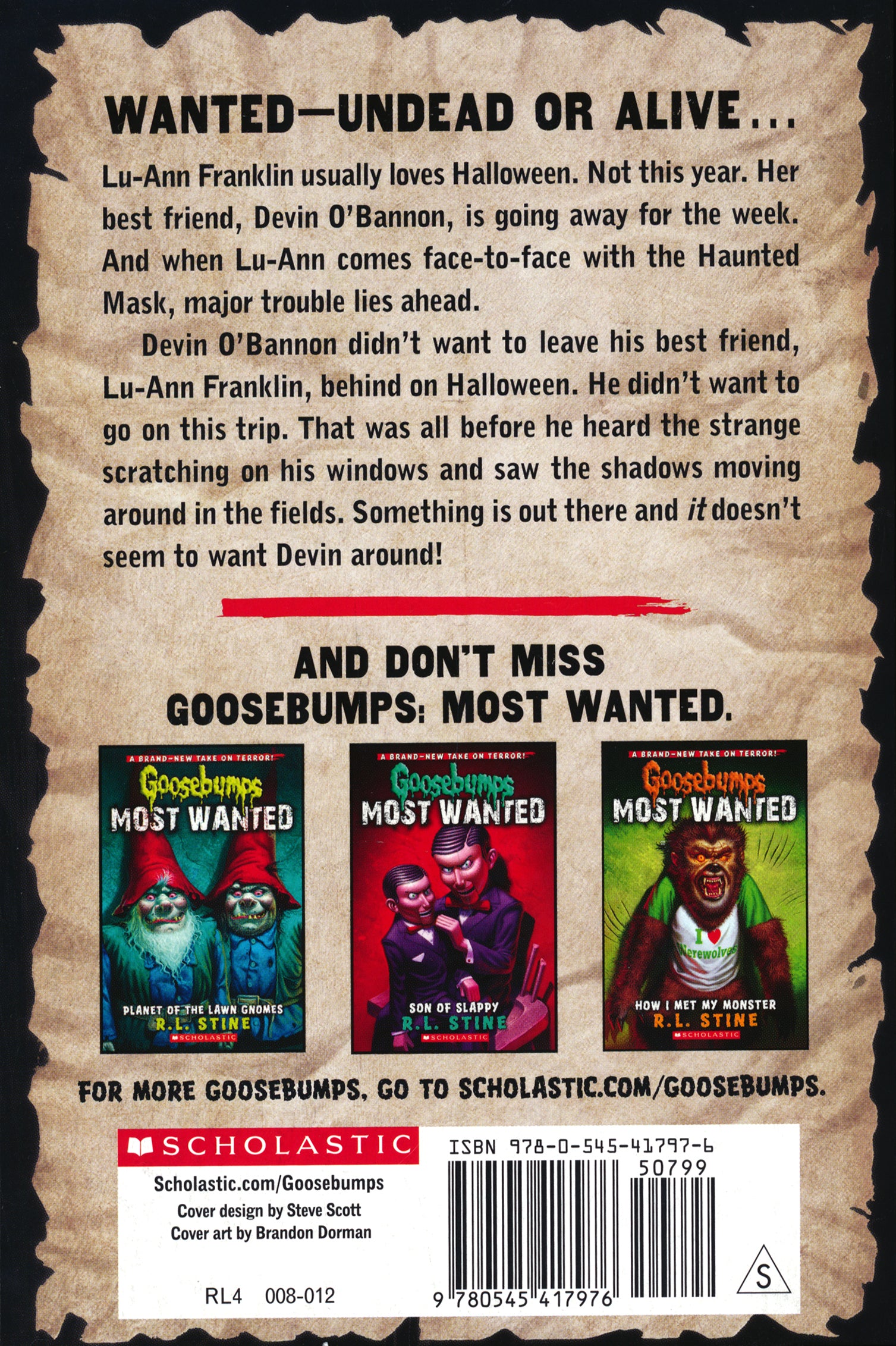 Goosebumps Wanted: The Haunted Mask