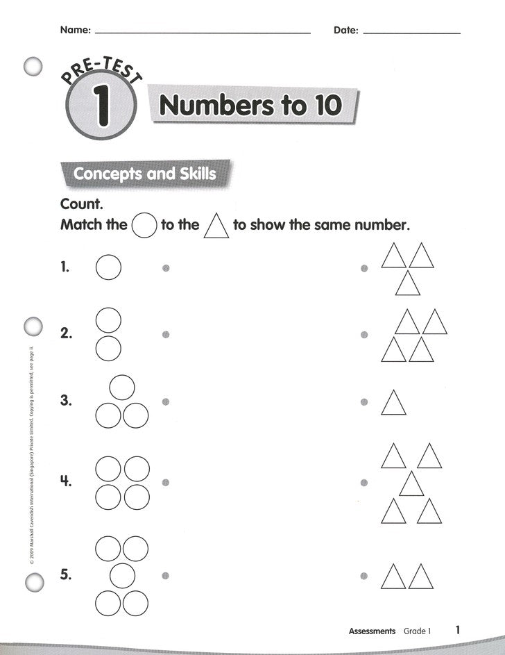 Math in Focus: The Singapore Approach Grade 1 Student Pack