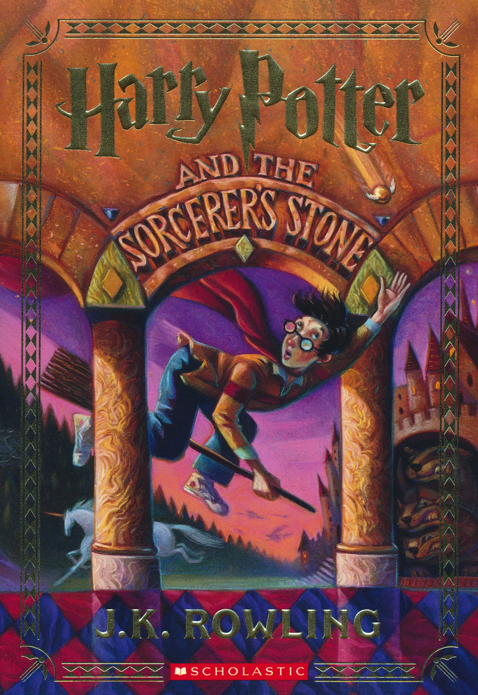 Harry Potter and the Sorcerer's Stone, Hardcover, #1