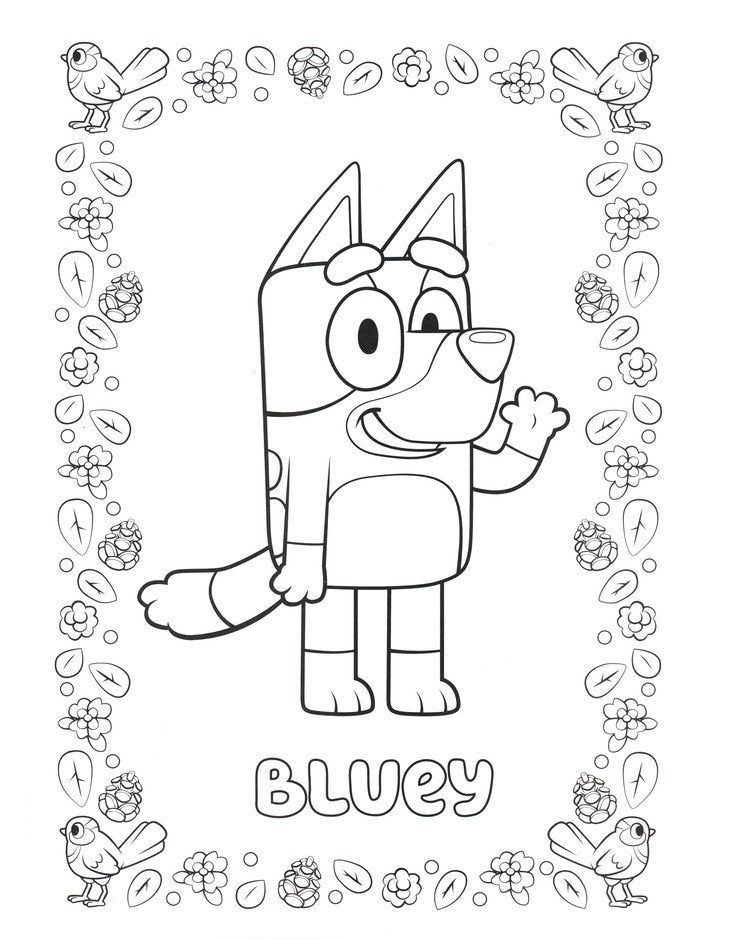 Bluey: Big Backyard: A Coloring Book