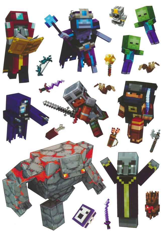 Minecraft Official Dungeons Sticker Book (Minecraft)