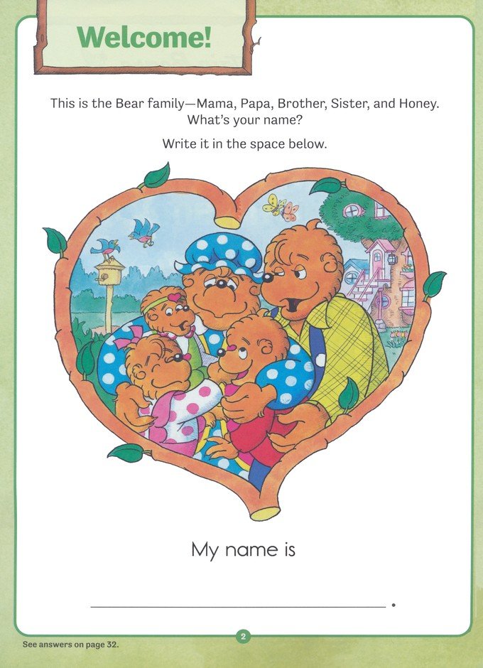 The Berenstain Bears Gifts of the Spirit Caring & Sharing Activity Book