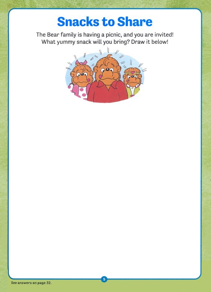 The Berenstain Bears Gifts of the Spirit Caring & Sharing Activity Book