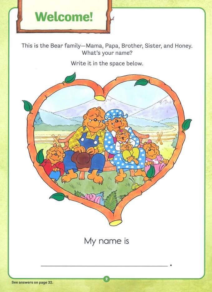 The Berenstain Bears Gifts of the Spirit Helpful Hands Activity Book