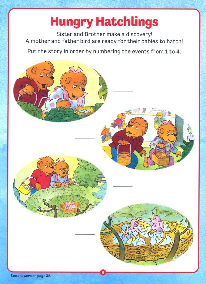 The Berenstain Bears Gifts of the Spirit Helpful Hands Activity Book