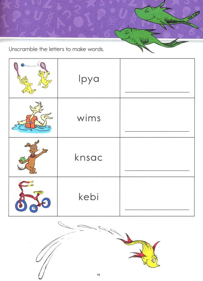 Summer with Seuss Workbook: Grades 1-2