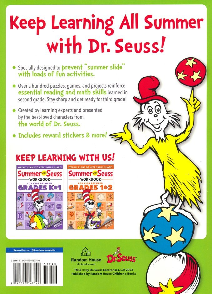 Summer with Seuss Workbook: Grades 2-3