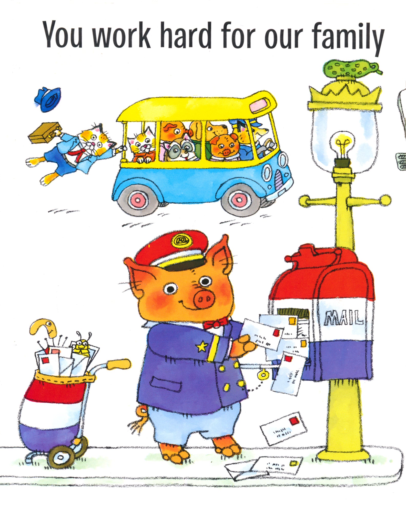 Richard Scarry's Best Daddy Ever!: A Book for BUSY, BUSY Dads
