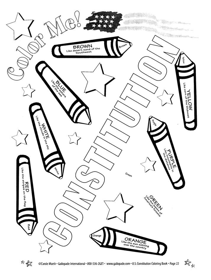 U.S. Constitution Coloring Book