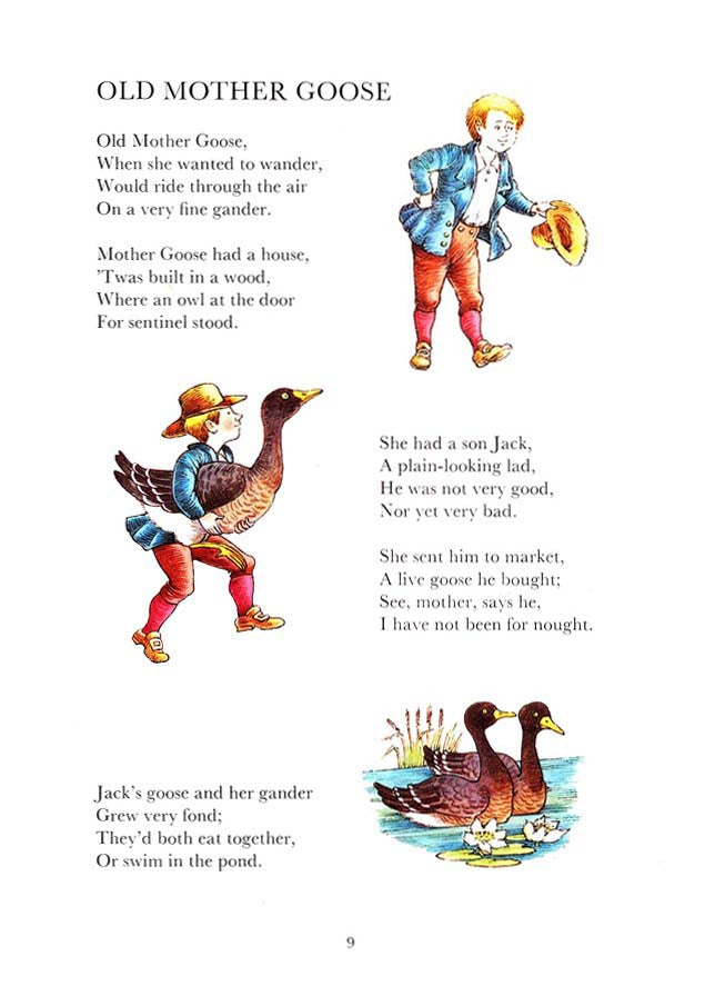 Treasury of Mother Goose Rhymes