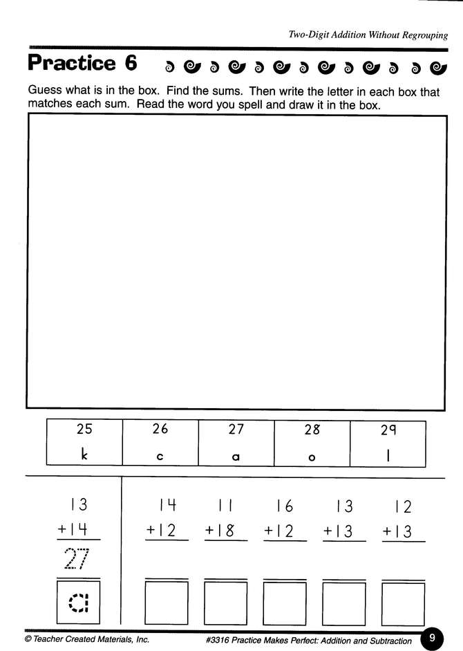 Addition & Subtraction, Grade 2