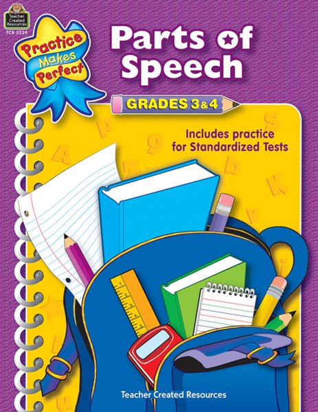 Practice Makes Perfect: Parts of Speech (Grades 3 and 4)