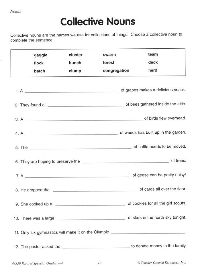 Practice Makes Perfect: Parts of Speech (Grades 3 and 4)