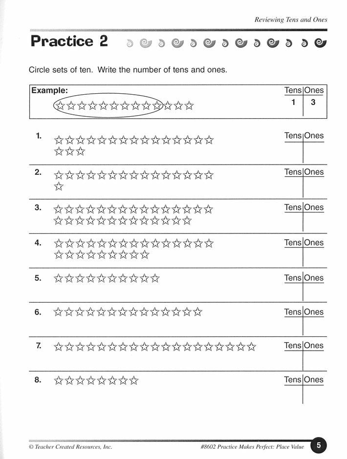 Practice Makes Perfect: Place Value (Grade 2)