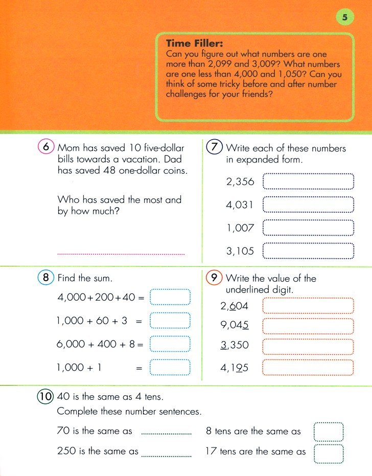 10 Minutes a Day Math Grade 4